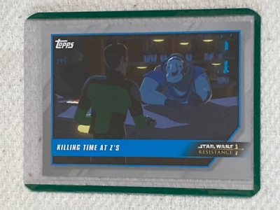 2019 Topps Star Wars Resistance Silver Parallel NM /25 #75 Killing Time at Z's