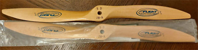 set of 2 pcs. Wooden propellers 3D 18A (18X8) 2 Blade for Gas RC Airplane-