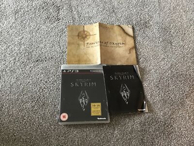 The Elder Scrolls V: Skyrim - PS3 PlayStation 3 Complete With Map ...