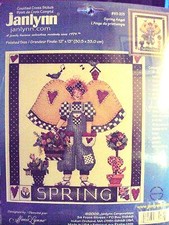 Janlynn Counted Cross Stitch Spring Angel 83-205, NEW