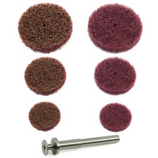 Mini Cleaning Wheel Kit 180 400 Grit  Die Grinder Dremel Scotch Pad Polishing
