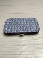 Small Nail Care Kit Travel Case Tweezers  Scissor Nail Clipper File 4.25”