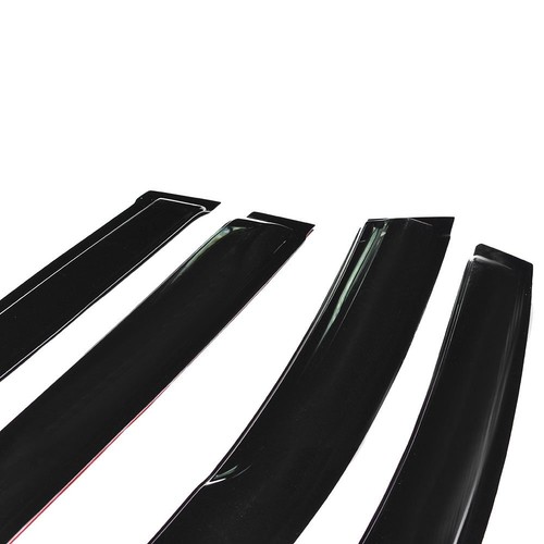 Window Visors Rain Guard Shades Fit For 2004-09 Toyota Sienna Acrylic Black - Picture 7 of 7