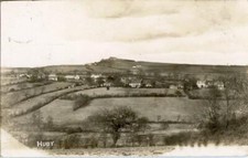 ECHTE FOTOGRAFISCHE POSTKARTE VON HUBY, (BEI HARROGATE), WEST YORKSHIRE
