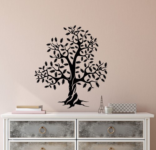 Vinyl Wall Decal Oak Forest Tree Leaves Nature Stickers (2321ig) | eBay