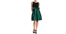 Eliza J Women's Pleated Belt Dress Size 4