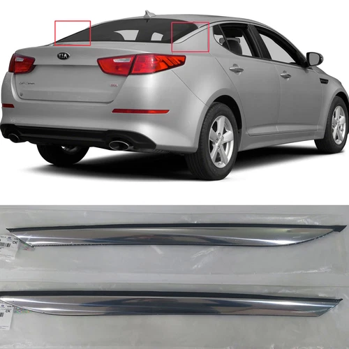 ?Fedex? Center Pillar LH RH Chrome Molding Quarter Panel Trim Optima 2011-2015