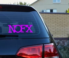 NOFX Car Decal Vinyl Band Logo Glossy Bumper Sticker Punk Rock Bad Religion