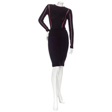 Versace Bodycon Knit Long Sleeve Dress 2012