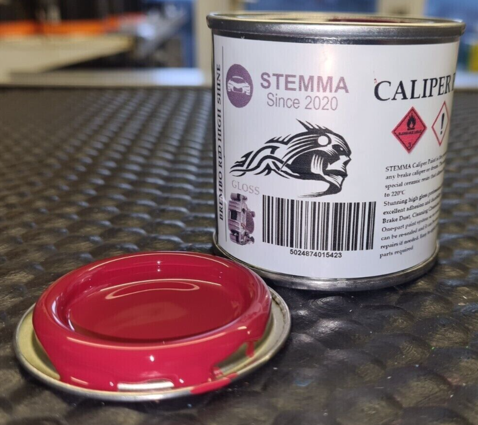 STEMMA® BRAKE CALIPER PAINT FOR BREMBO RED HIGH TEMPERATURE 125ml GLOSS