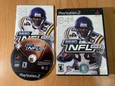 Sega Sports PS2 NFL 2K2 CIB Manual Case & Disc - Did Play, Many Scuf (FVS024035)