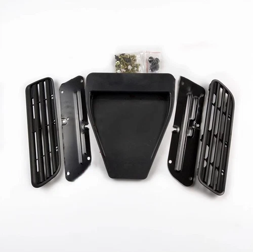 Ralliart GTS Car Vents Ducts Hood Bonnet Matte Black Fit for Lancer EVO X 2008 + - Bild 3 von 3