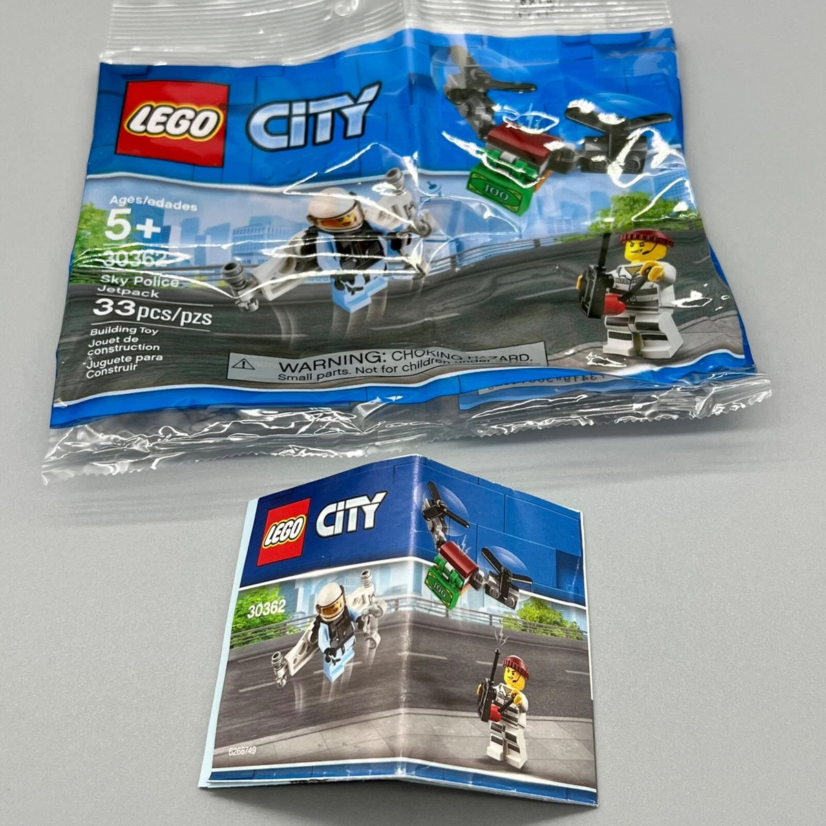 LEGO 30362 City Sky Police Jetpack 100 Complete RETIRED HTF