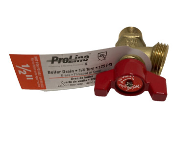 PROLINE 1/2'' QUARTER BOILER VALVE
