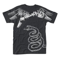 Metallica 'The Black Album Faded' Jumbo Print T shirt - NEW