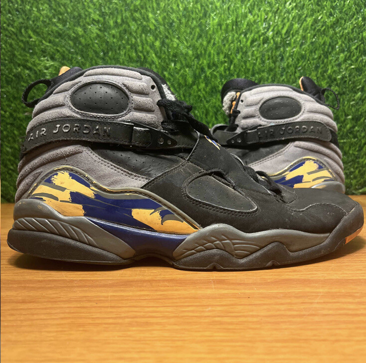 Nike Air Jordan 8 VIII Retro Phoenix Suns Black Size 9 Sneakers