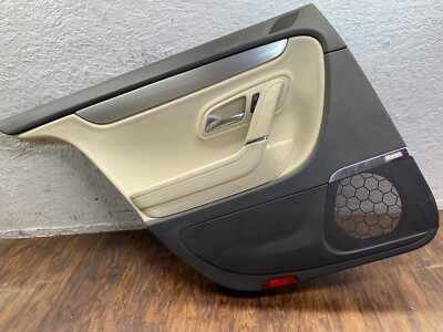 2009-2017 VW VOLKSWAGEN CC REAR DRIVER LEFT DOOR PANEL DYNAUDIO BEIGE
