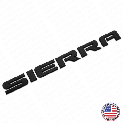 For Sierra Denali Door Side & Rear Tailgate Sticker Nameplate