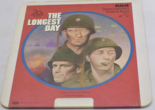 The Longest Day RCA SelectaVision VideoDiscs CED John Wayne PART ONE ONLY