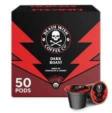 Death Wish Coffee Co. Single Serve Pods - (50 Count)