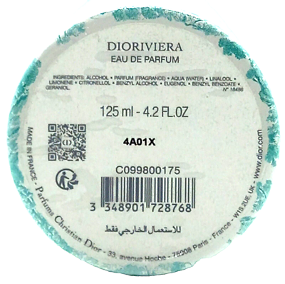 CHRISTIAN DIOR DIORIVIERA EAU DE PARFUM SPRAY UNISEX 4.2 Oz / 125