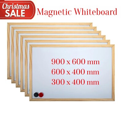 Kleines großes magnetisches Whiteboard trocken abwischbare Notiztafeln Küche Schule Büro UK