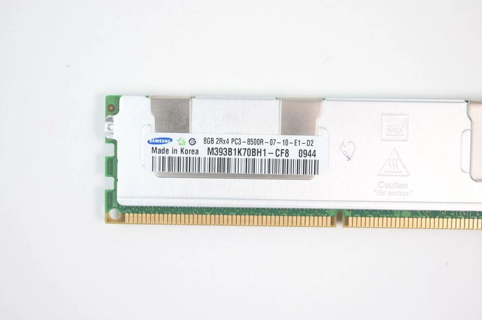 Dell H132M 8GB PC3-8500R 1066MHz ECC DDR3 Server Memory Module M393B1K70BH1-CF8 - Image 3 of 4