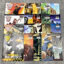 2000AD COMIC BOOK LOT 20 ISSUES JUDGE DREDD ABC ROBOTS ROGUE TROOPER REBELLION