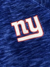 NY Giants NFL Team Apparel Full Zip Fleece Sweatshirt Jacket Small