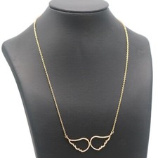 Brillant Flügel Gold Kette 750 18 Kt Gelbgold 0,50 Ct Diamant Damen Wert 1450,-