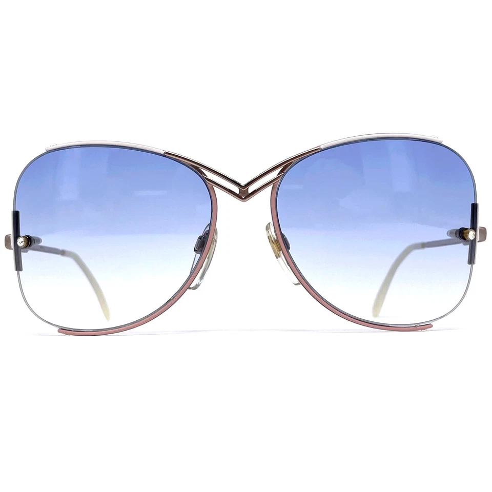 Gafas de sol vintage Cazal 221 - W. Alemania años 80 - semi sin montura - originales - nuevas Foto 2 de 4