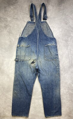 パンツ 40s~ HERCULES vintage OVERALL Vintage 1950s Hercules Union Made Denim Overalls Men's Size 42x29