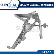 Graves Vaginal Speculum Large OB/Gynecology Stainless Steel German Grade