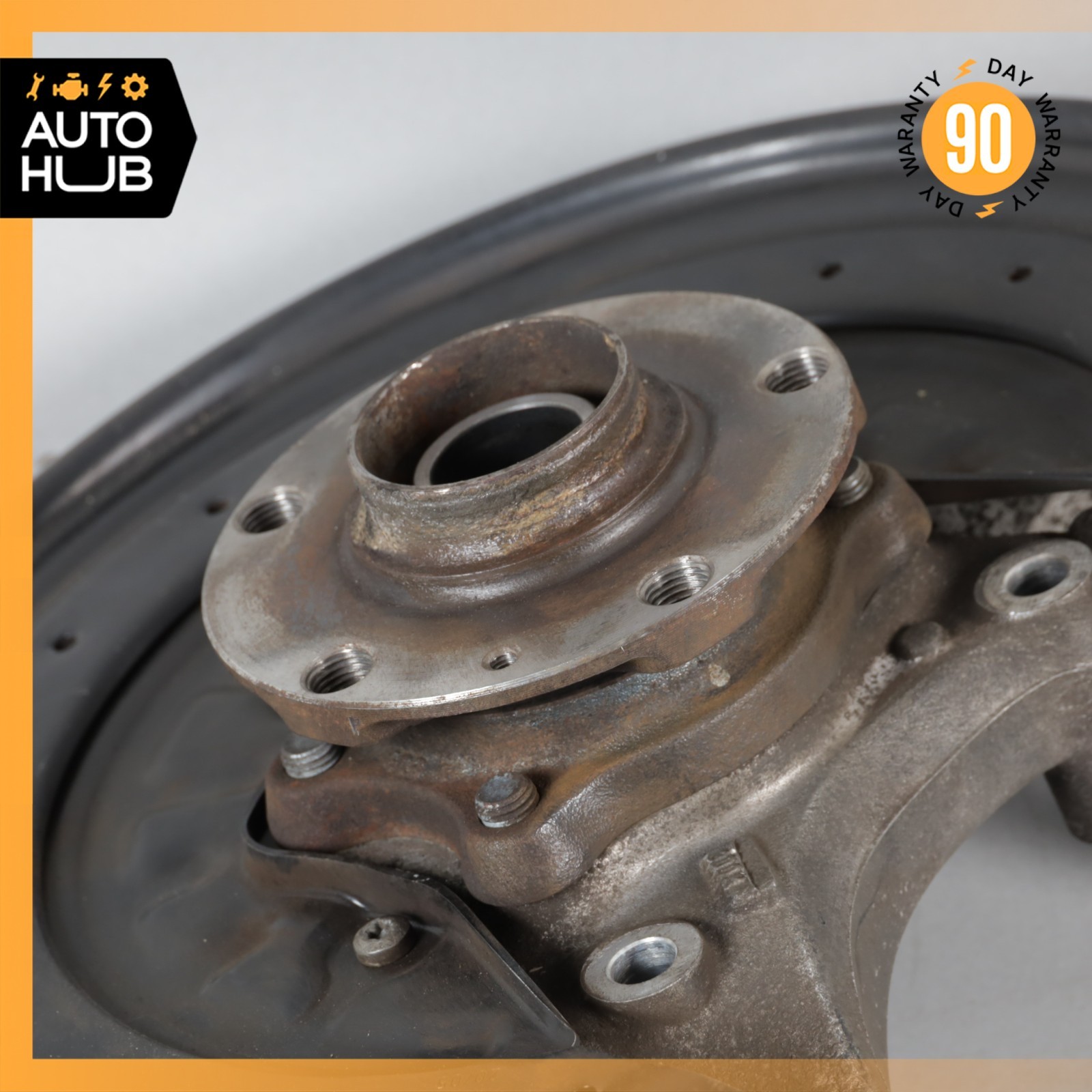 03-13 Bentley Continental GT Rear Left Driver Side Spindle Knuckle Hub OEM 61k