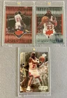 3 Card Michael Jordan Insert Card Lot - Upper Deck Black Diamond 💎 Bulls GOAT