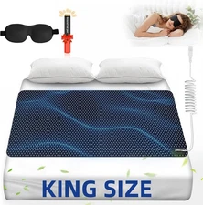  Grounding Mattress Pad, Sleep Grounding Pad, 27.5 inches × 76 inches, King Size