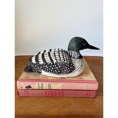 Herco Loon Figurine Vintage Wildlife Bird Decor Lake Cabin Rustic