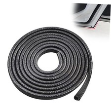 U-Shape Car Door Edge Guards, 32.8 Ft Rubber Automotive Door 32.8 FT/10 M Black