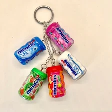 Mentos Gum Keychain - Bubble Gum Keychain - Mentos Accessories