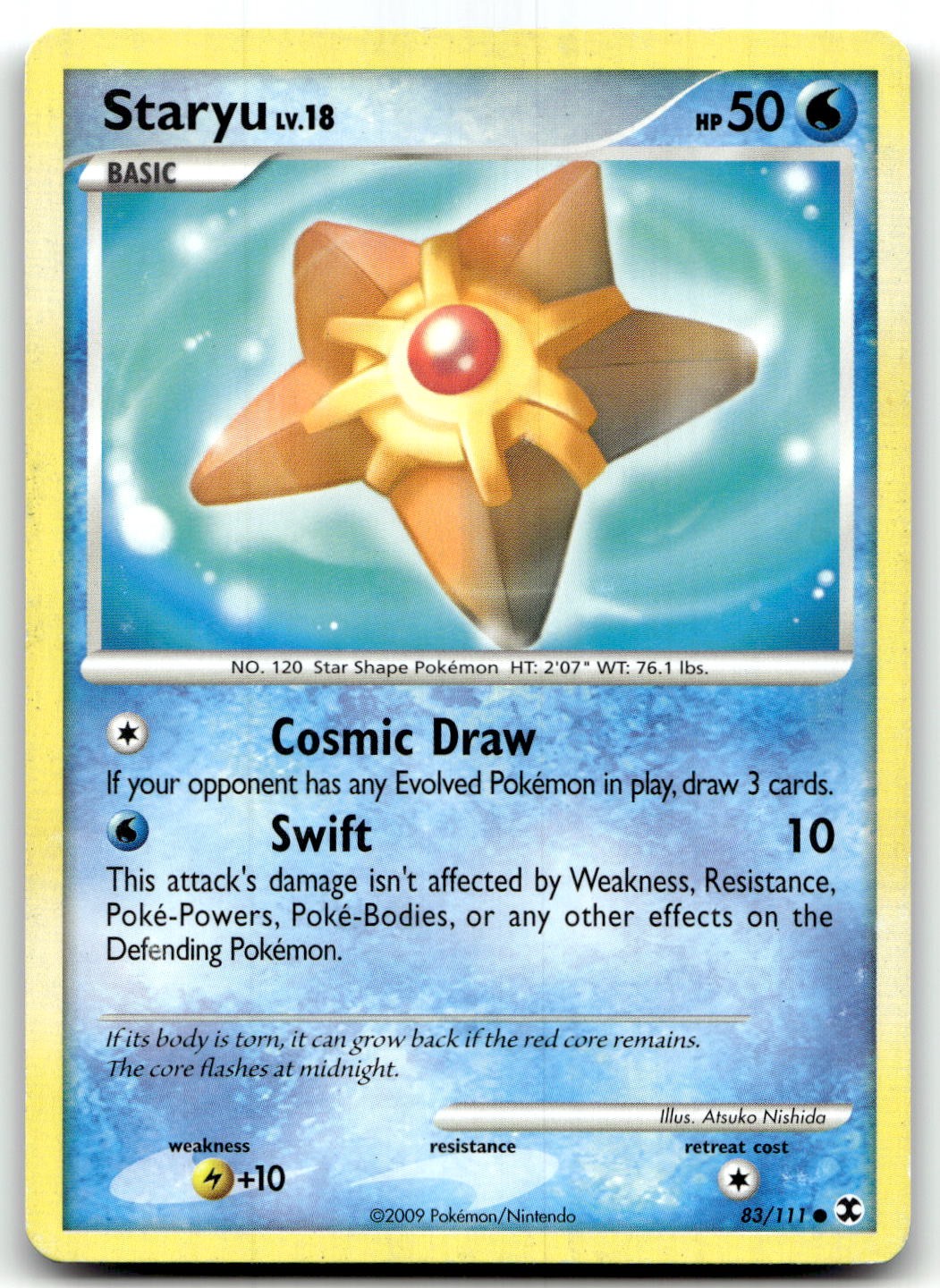 Staryu 83/111 Rising Rivals Common Normal Pokemon TCG HP