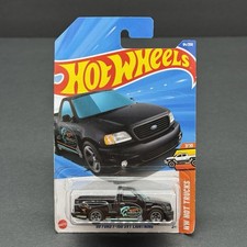 Hot Wheels Ford F-150 SVT Lightning 1999 Black HW Hot Trucks 1:64 Diecast Car