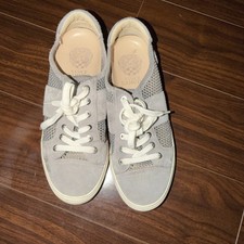 Vince Camuto Breya Women's Mesh Suede Sneakers Grey Size 7