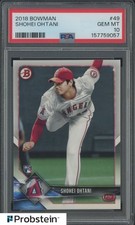 2018 Bowman #49 Shohei Ohtani Angels RC Rookie PSA 10 GEM MINT