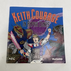 Keith Courage in Alpha Zones (Turbografx-16, 1989) - MANUAL ONLY