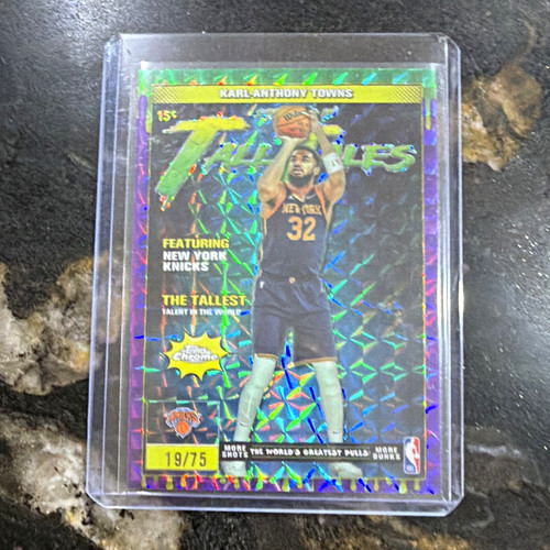 Topps Chrome 2025-26 Karl-Anthony Towns New York Knicks Tall Tales #TT-10 19/75