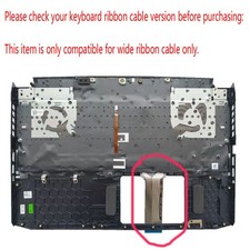 Palmrest Backlit Keyboard For Acer Nitro AN515-44 AN515-55 6B.Q7KN2.033 New USA