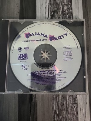 PAJAMA PARTY - LIVING INSIDE YOUR LOVE PROMO CD-SINGLE 1989