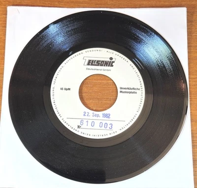 NANA GUALDI "Nicht in Routine erstarrt" 1980er WL TEST 7" NFR Schlager Vinyl 45 - Bild 1 von 2