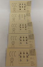 ELWE 31 05 712 Schablone Nenndaten für Dreiphasen - Synchronmotor Phywe