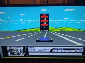 Al Unser Turbo Racing Nintendo NES Game Cartridge Tested 